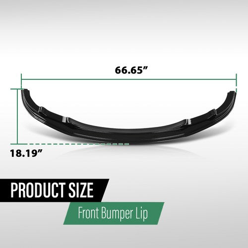 Solid Spare Front Bumper Lip Splitter Fit For 2010-2014 BMW 3 Series E92 E93 LCI M Sport NEW