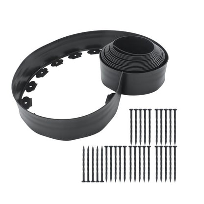 Solid Spare 1 Set No-Dig Garden Edge Lawn Border L-shaped Landscape Edging Border Kit 33 FT