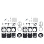Solid Spare Twin Carb Rebuild Kit Fits For Sea Doo 650 717 720 787 800 SP GS GTX HX XP SP US