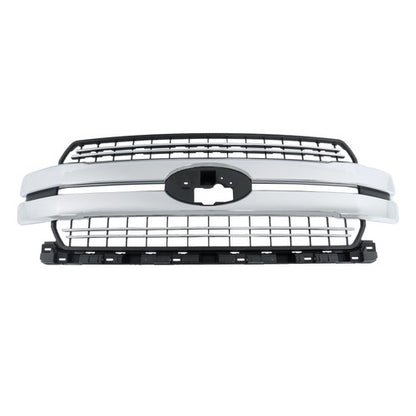 Solid Spare Chrome Front Bumper Grille Grill For Ford F-150 F150 2018-20 Lariat Style