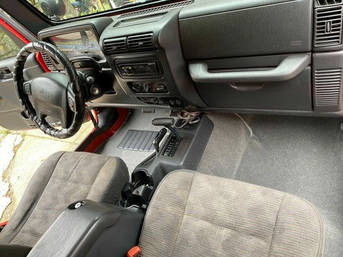 Solid Spare New For TJ Jeep Wrangler 97-06 6 Pieces Full Set Carpet Kit Floor Mat GRAY GREY