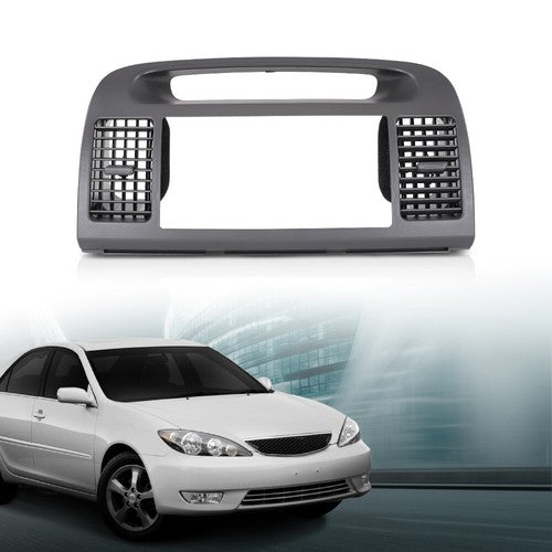 Solid Spare Fit For 2002-2006 Toyota Camry Center Dash Radio Bezel Air Vent Trim Gray