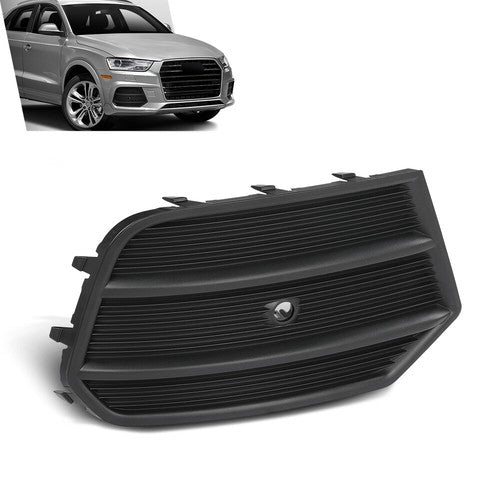Solid Spare Fit For 2016-2018 Audi Q3 Front Right Side Lower Bumper Cover Grille AU1039135