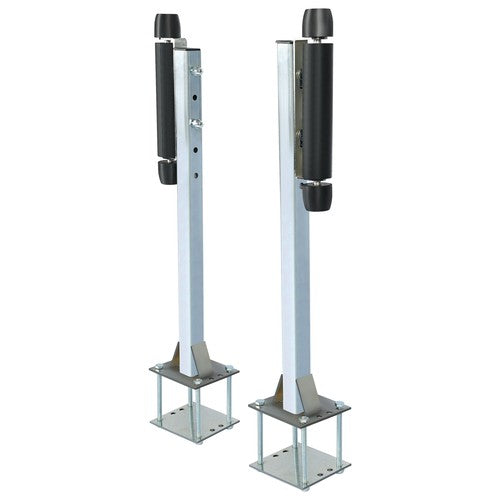 Solid Spare Pair Steel Boat Trailer Pontoon Roller Guide-On Zinc-Plated For Sailboat Trailer