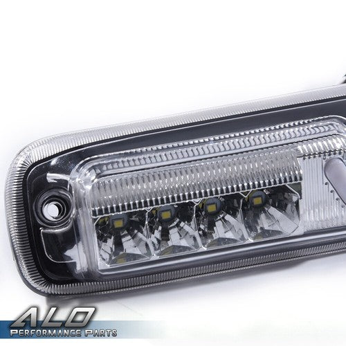Solid Spare Fit For 1999-2007 Silverado/Sierra Clear LED BAR Third 3rd Brake+Cargo Light