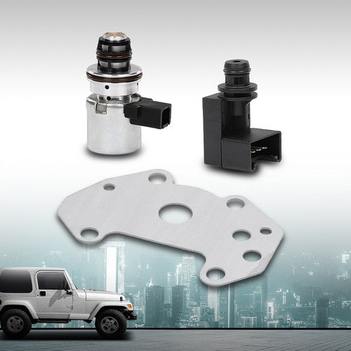 Solid Spare Governor Pressure Solenoid Sensor Set Fit For 2000+ Dodge Jeep Chrysler