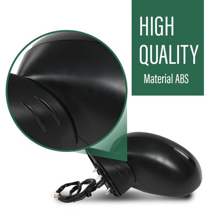 Solid Spare Fit For 2022-2023 Honda Civic 3 Pin Manual Fold Power Mirror Left Driver Side