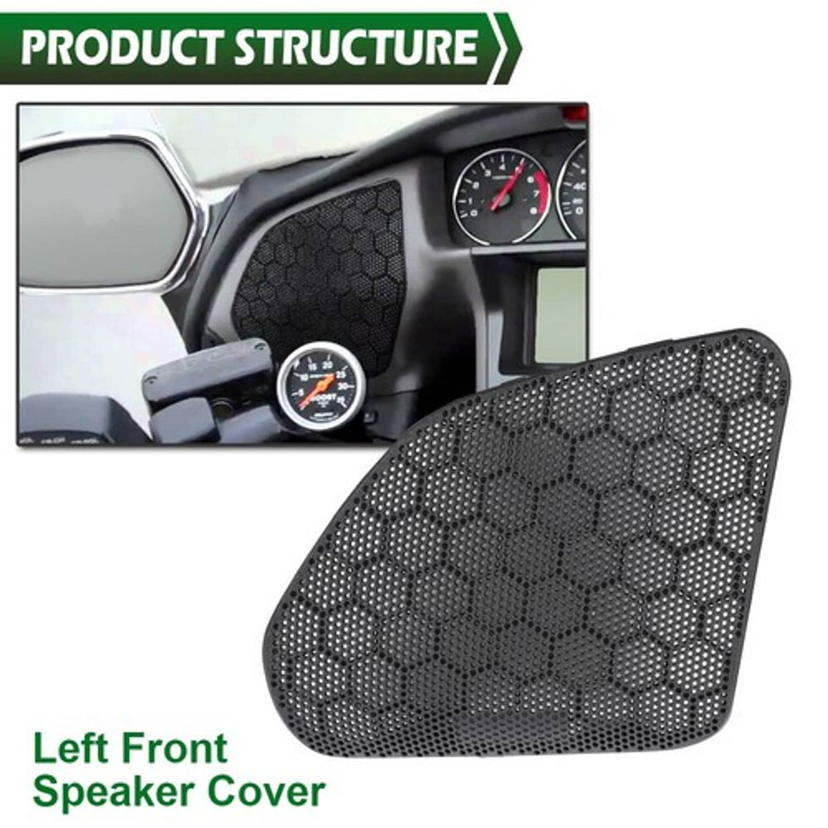 Solid Spare Fit For 2001-2005 Honda GL1800/A Goldwing Front Speaker Cover Left Side