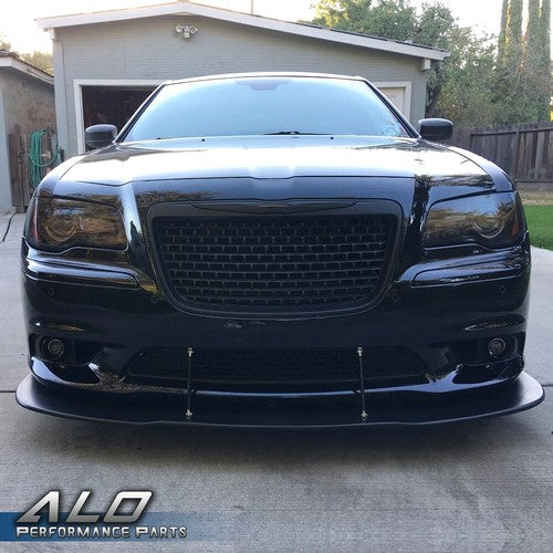 Solid Spare New Black Universal 67" Front Lower Bumper Lip Spoiler Splitter Diffuser