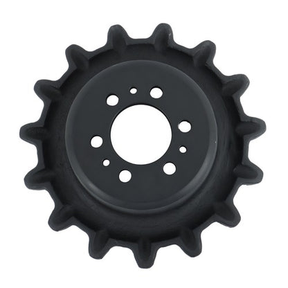 Solid Spare Sprocket 7165111 For Bobcat T190 T180 T140 With 6 Large Bolt Holes 15 Tooth
