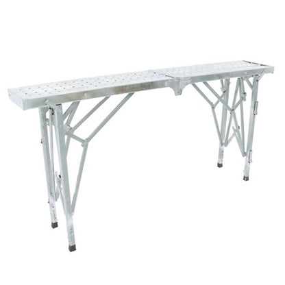 Solid Spare Portable 1.8m Folding Scaffolding Platform Work Bench Scaffold Step Ladder