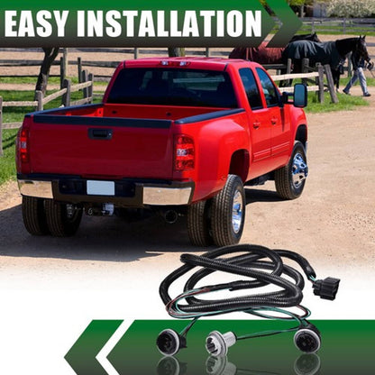 Solid Spare Fit For 07-14 Chevy GMC Pickup Truck Right Side Tail Light Lamp Wiring Harness