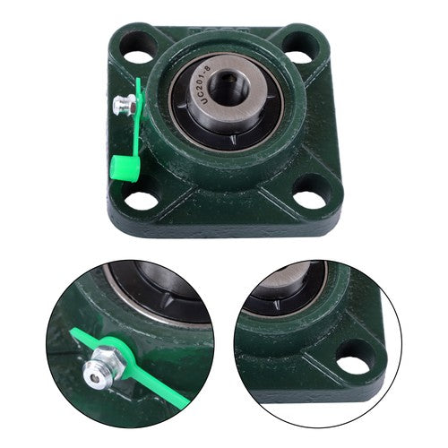 Solid Spare 10pcs UCF201-8 Pillow Block Bearing 1/2" Bore 4-Bolt Self-Aligning Solid Base