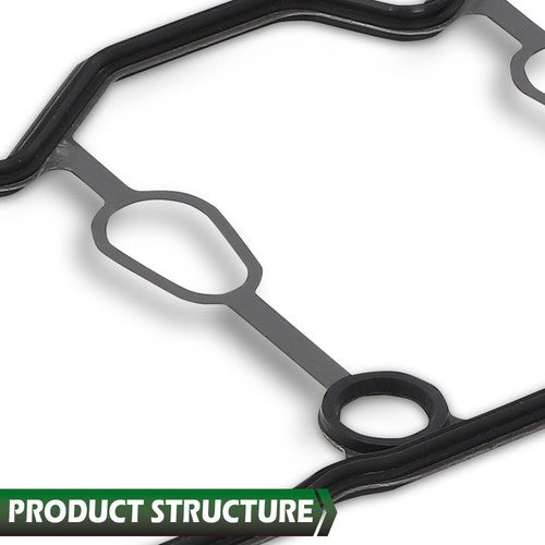 Solid Spare Fit For 98-02 Dodge Ram Freightliner 5.9L Pump Valve Cover Gasket Seal Black