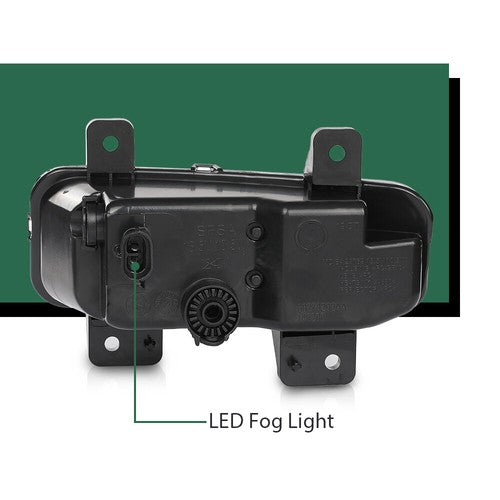 Solid Spare Fit For 2019-2022 Ram 1500 2500 3500 LED Fog Lights Driving Lamps Left+Right