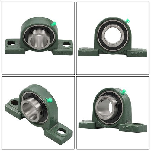 Solid Spare Cast Iron 4* UCP210-32 Pillow Block Mounted Bearing 2" Bore Self-Aligning