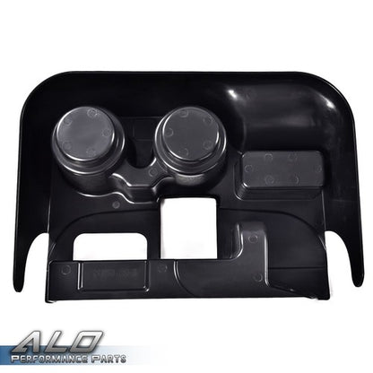 Solid Spare Center Console Cup Holder Matte Black Fit For 2003-2012 Dodge Ram 1500 2500 3500