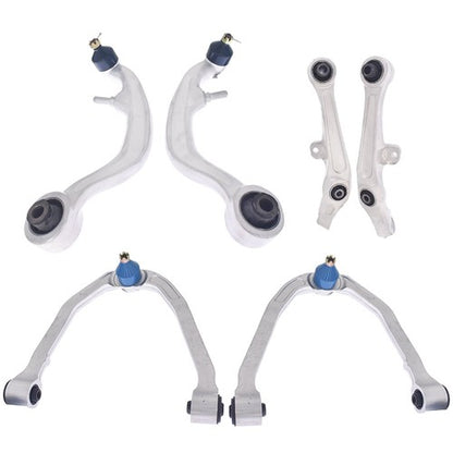 Solid Spare For Nissan 350Z Coupe RWD 2003-2009 Lower Control Arm Front Suspension Kit 6Pcs