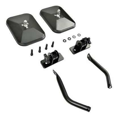 For 1997-2018 Jeep Wrangler TJ JK Door Off Quick Release Side Hinge View Mirrors
