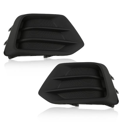 Solid Spare Front Bumper Insert Fog Light Cover Left+Right Fit For 2017-2022 Chevrolet Trax