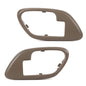 Solid Spare Inside Door Handles Bezel Pair Fit For 95-99 Chevy GMC Truck Left & Right