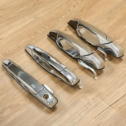 Solid Spare 4x Chrome Door Handles Left&Right For GMC Chevy Tahoe Yukon Sierra Denali 07-13