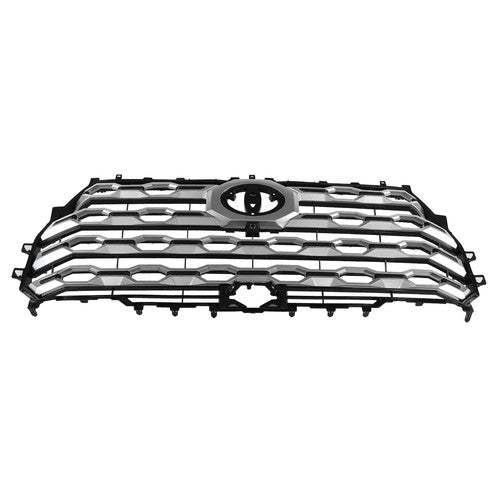 Fit Toyota Tundra 2022-2024 Platinum Brushed Satin Aluminum Front Upper Grille
