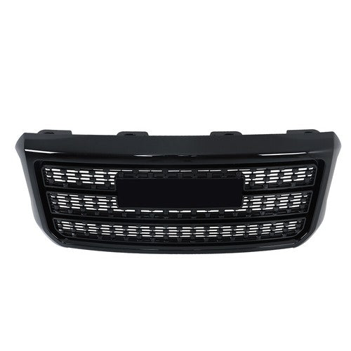 Solid Spare Front Upper Grille Gloss Black For GMC Sierra 2500HD 3500HD Denali 2015-2019