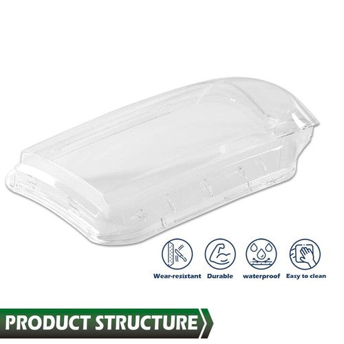 Solid Spare Fit For 07-13 Toyota Tundra 08-17 Sequoia Headlight Headlamp Replacement Lens