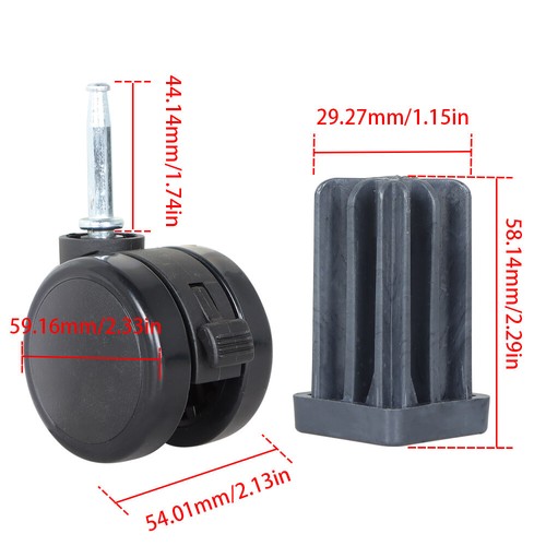Solid Spare 4 Pack Caster Wheel For Weber Spirit Series For Weber Summit Gas Grills