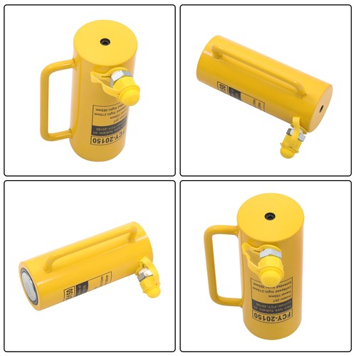 Solid Spare 20 Ton Hydraulic Cylinder Ram Single Acting 6 Inch Stroke Lifting Jack Ram