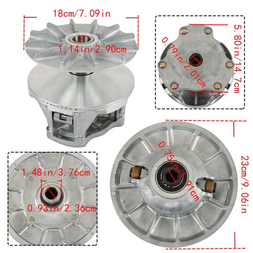Solid Spare Fit for Polaris Ranger 500 1998-2013 NEW EBS PRIMARY & SECONDARY CLUTCH