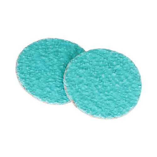 Solid Spare 25 Pcs 2" 36 Grit Zirconia + Grind Aid Quick Change Sanding Discs Type