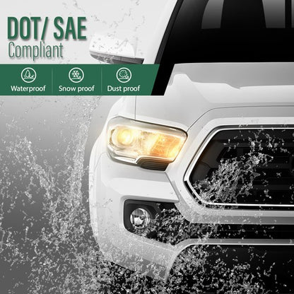 Solid Spare For 2016-2023 Toyota Tacoma Headlights w/o LED DRL Left+Right Headlamps Assembly
