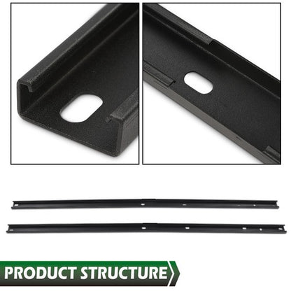 Solid Spare New 2pcs Roof Rack Side Rail Package Black Fit For 2009-2017 Chevrolet Traverse