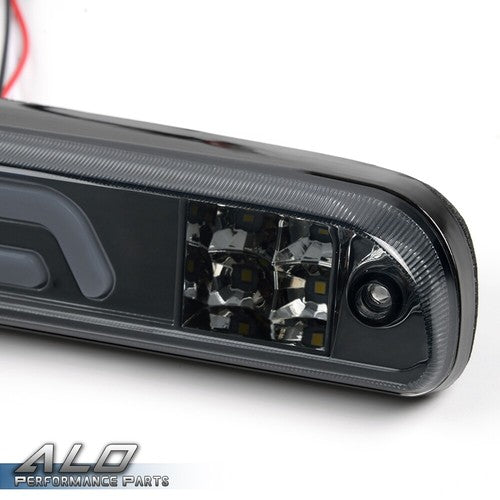 Solid Spare Fit For 1999-16 Ford F250 F350 Super Duty LED Third 3rd Brake Cargo Light Black
