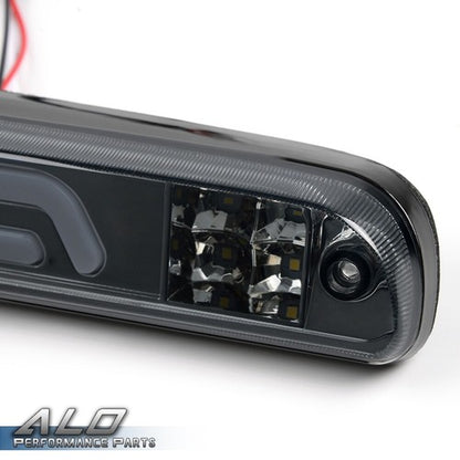 Solid Spare Fit For 1999-16 Ford F250 F350 Super Duty LED Third 3rd Brake Cargo Light Black