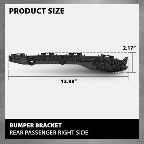Solid Spare Rear Bumper Bracket Right Side Fit For 06-12 Toyota RAV4 521550R010 TO1143107