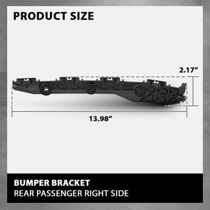 Solid Spare Rear Bumper Bracket Right Side Fit For 06-12 Toyota RAV4 521550R010 TO1143107