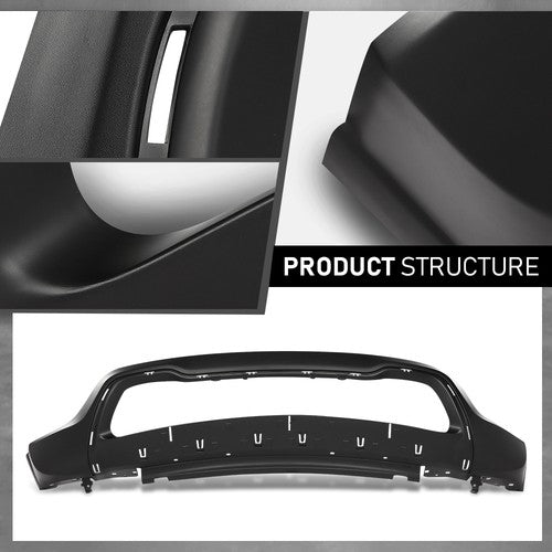 Solid Spare Fit For 2014 2015 2016 Jeep Grand Cherokee Front Lower Bumper Cover 68143076AD