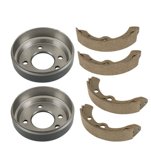 Solid Spare Brake Drums Shoes Kit 1982-1992 For Yamaha G1, G2, G8, G9 Gas/Electric Golf Cart