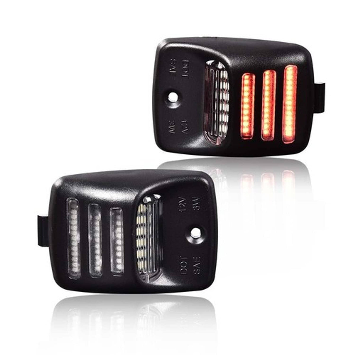 Solid Spare Full LED License Plate Light Fit For 2005-2015 Toyota Tacoma Tundra Red