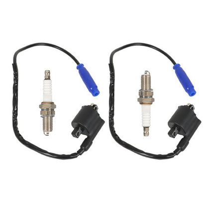 Solid Spare 2x Ignition Coil Spark Plug CAP For Kawasaki Brute Force 750 KVF750 4x4i New