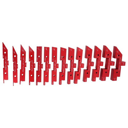 Solid Spare For Router Table Precision Aluminum Blocks Height Gauge Set 14PCS