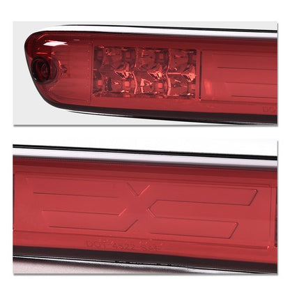Solid Spare Fit For 04-12 Chevy Colorado/GMC Canyon LED 3rd Brake Light Cargo Lamp Red