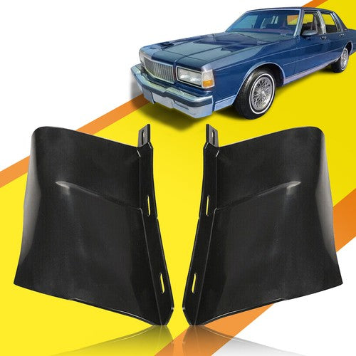 Solid Spare Fits For 1986 1987-1990 Chevrolet Caprice Impala Pair Bumper Fillers Rear Filler