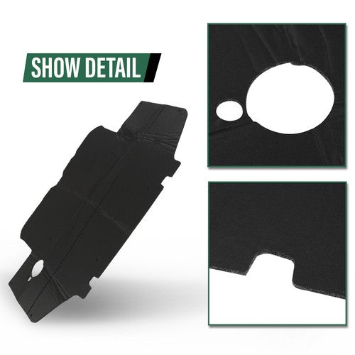 Solid Spare Fit For 1995-2001 Toyota Tacoma Hood Insulation Pad Heat Blanket & Clips