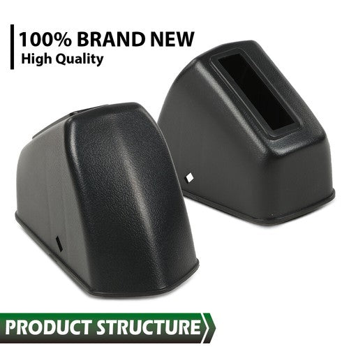 Solid Spare Fit For 1967-1972 A-Body Front Bench / Bucket Seat Plastic Belt Retractor Covers