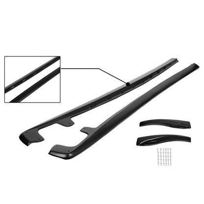 Solid Spare ZR1 Style ABS Side Skirts Rocker Panels Mud Flaps For Corvette C6 Z06 Wide 05-13