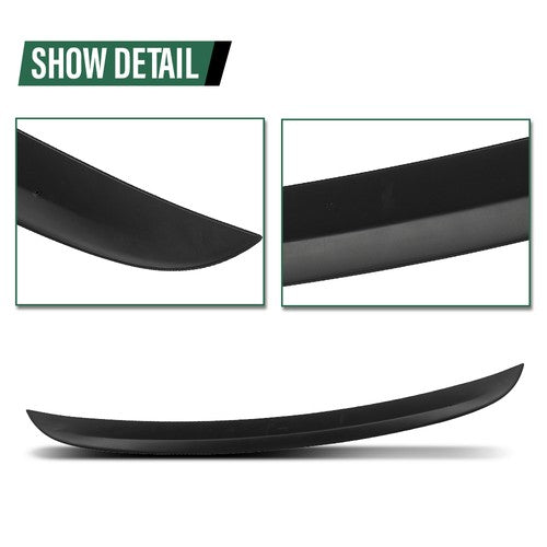 Solid Spare Rear Trunk Spoiler Wing Fit For 2004-2010 BMW 5-Series E60 M5 Style Gloss Black